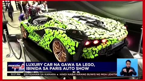 Luxury car na gawa saLego, ibinida saParis Auto Show