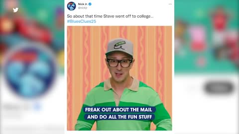 Steve from 'Blue's Clues' delivers a heartwarming message on Twitter - FULL VIDEO