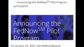 A list of all banks participating in the Fednow program