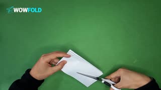 NARO - folding a paper airplane