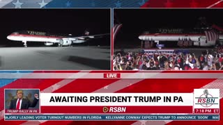 Trump Force One TF1, IN THE AIR TONIGHT, N757AF