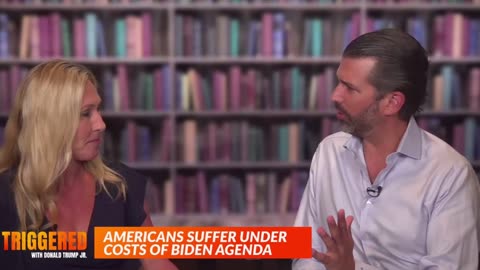 Don Jr. and Rep. MTG SLAM the Biden admin for using Covid funds to push drag queen story time.