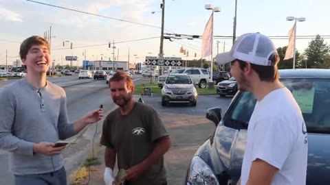 Giving Homeless People $1,000