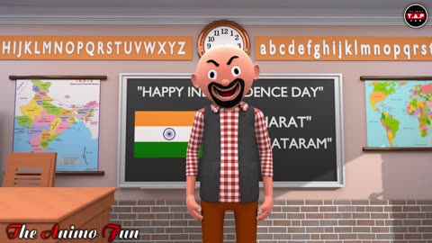 SCHOOL WALA 15TH AUGUST! Funny Comedy video! Desi Comedy! Cartoon comedy