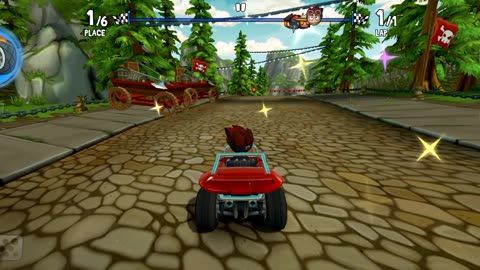 Car racing video game