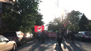 Aug 13 2017 Baltimore 1.2 Antifa marching and chanting