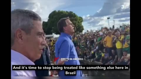 Bolsonaro Addresses Crowds Protesting Brazil's Fraudulent Presidential Election: 'We Will Win'