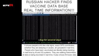 Russian hacker finds - Vaccine database real time information | NEWS-19