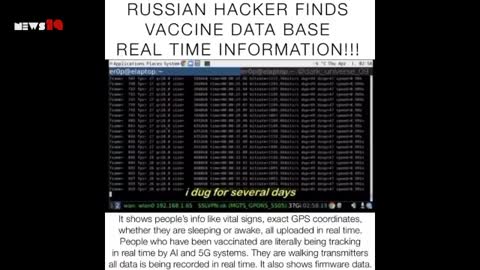 Russian hacker finds - Vaccine database real time information | NEWS-19