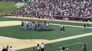 Wake Forest goes to Omaha - Pure joy on field celebration