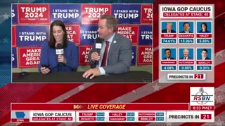 BREAKING: President Donald J. Trump the projected WINNER of 2024 GOP Iowa Caucus