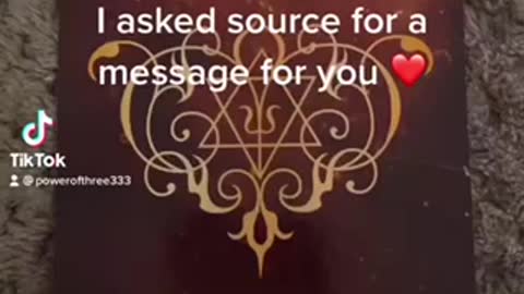 A message from source