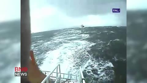 Nine-hour Rescue for Fishing Boat Crew in Stormy Seas