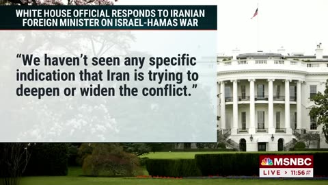 White House responds to Iran foreign minister comments-