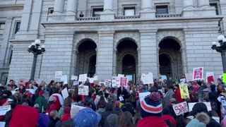 Colorado state senators join demonstrators at state Capitol to protest gun violence