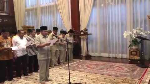 retirement support for Prabowo