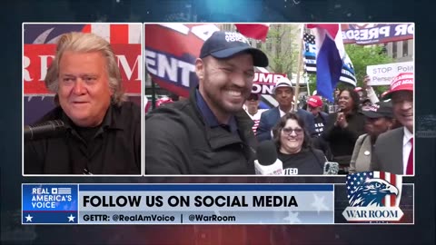 Ben Bergquam Interviews Patriots In New York City Standing Up For President Trump