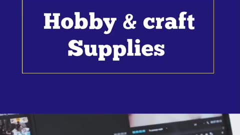 Hobby & Craft Supplies Niche