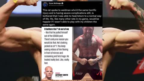 Conor McGregor goes off on Anthony Smith for STEROID accusations
