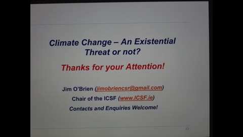 Climate Change an Existential Threat or Not ?