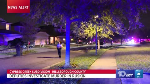 Deputies: 1 person killed in Ruskin neighborhood, investigation underway