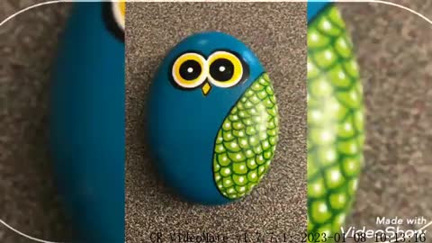new and amazing owl stone painting ideas for bignners