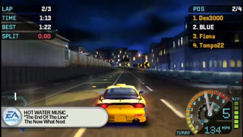 NFS Underground Rivals - Novice Circuit Race 3 Bronze Difficulty Final Try(PPSSP HD)