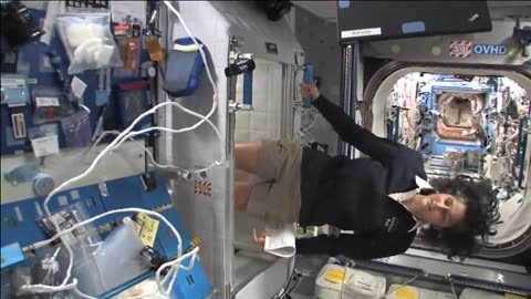 ISS Tour_ Kitchen, Bedrooms & The Latrine _ Video