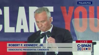 RFK Jr. makes a big announcement.