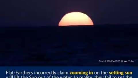 Zooming In On The Setting Sun