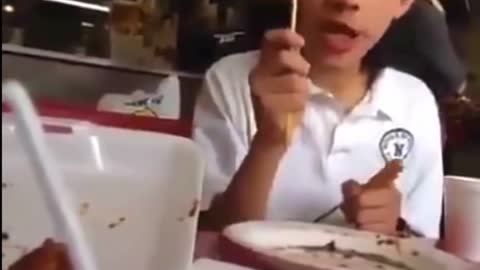 Chopstick up the Asshole