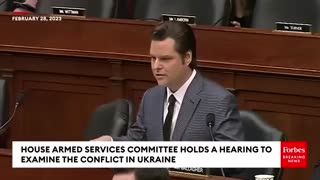 Ukraine Has A Corruption Problem - Matt Gaetz Grills DoD Inspector General