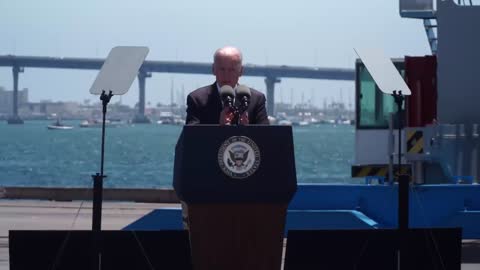 Vice President Joe Biden Visits the Port of San Diego's Tenth Avenue Marine Terminal