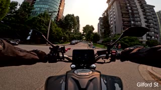 Vancouver Downtown Motorcycle Ride