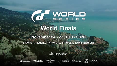 Gran Turismo 7 - GT World Finals 2022 Nov 24-27 PS5 & PS4 Games