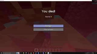 How to fail a Minecraft 1.0 Speedrun