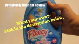 fleecy fresh air softener, best fabric softener, chemicly softener, completely random review