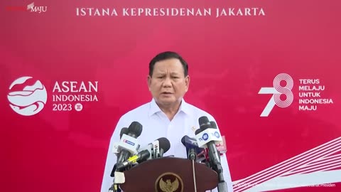 Defense Minister Prabowo Subianto's press statement, Jakarta, 10 July 2023