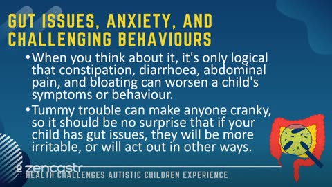 10 of 63 - Gut Issues, Anxiety and Challenging Behaviours - Health Challenges in Autism