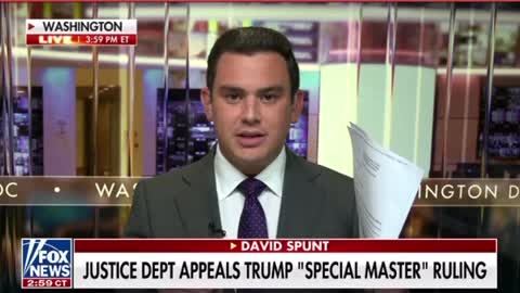 Justice Department Appeals Trump “Special Master” Ruling.