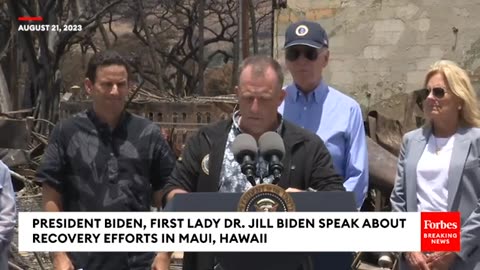 Josh green thanks president biden for visiting maui after fires