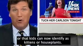 Tucker Carlson reveals his 'Replacement' 😁😂