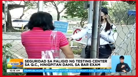 2022 Bar Examinees,maagang pumuntasa testing centers sa Maynila