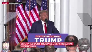 LIVE: President Trump Delivers Remarks in Bedminster, NJ.