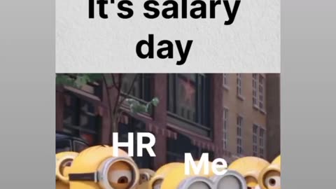 Salary day fun video