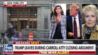 MAJOR: Trump Decides To Walk Out Of Court During Closing Arguments