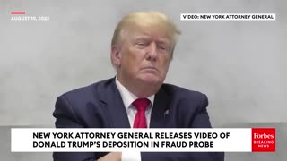 JUST RELEASED: Donald Trump's Testimony To New York AG's Fraud Probe Investigators