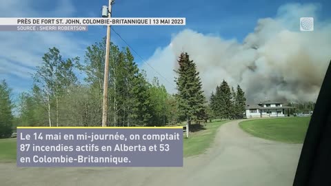 Encore 140 feux actifs dans l'Ouest canadien, sans répit en vue