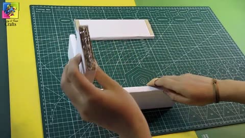 Easy way to make wall hanging box sheIf using cardboard | Easy Crafts