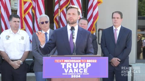 JD VANCE FULL PRESSER IN SHELBY MI 8-7-24